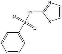 N-(1,3-噻唑-2-基)苯磺酰胺 结构式