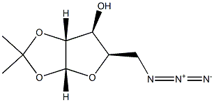 5-三氮-5-脱氧-1,2-异丙叉-ALPHA-D-呋喃木糖 结构式