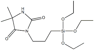 2,4-Imidazolidinedione, 5,5-dimethyl-3-(3-(triethoxysilyl)propyl)- 结构式