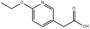 2-(6-乙氧基吡啶-3-基)乙酸 结构式