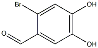 2-溴-4,5-二羟基苯甲醛 结构式