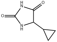 5-环丙基咪唑烷-2,4-二酮 结构式