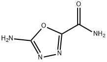 5-Amino-[1,3,4]oxadiazole-2-carboxylic acid amide 结构式