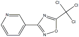 3-[5-(TRICHLOROMETHYL)-1,2,4-OXADIAZOL-3-YL]PYRIDINE 结构式