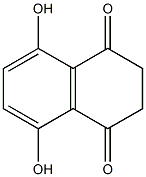 1,4-Naphthalenedione, 2,3-dihydro-5,8-dihydroxy- 结构式