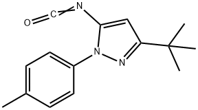 3-tert-butyl-5-isocyanato-1-p-tolyl-1H-pyrazole 结构式