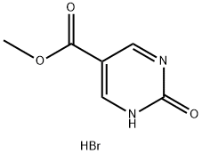 2-氧代-1,2-二氢嘧啶-5-羧酸甲酯氢溴酸盐 结构式