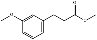 3-(3-甲氧基苯基)丙酸甲酯 结构式
