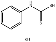 Carbamodithioic acid, phenyl-, monopotassium salt 结构式
