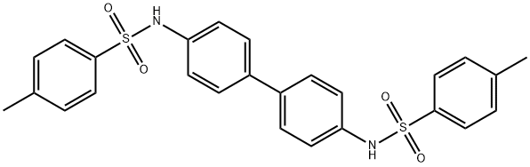 N,N-([1,1-biphenyl]-4,4-diyl)bis(4-methylbenzenesulfonamide) 结构式