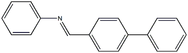 N-phenyl-1-(4-phenylphenyl)methanimine 结构式