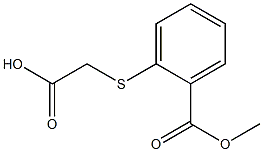 2-Carboxymethylsulfanyl-benzoic acid methyl ester 结构式