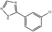 3-(3-氯苯基)-1H-1,2,4-三唑 结构式