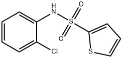 N-(2-chlorophenyl)thiophene-2-sulfonamide 结构式