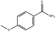 4-(甲硫基)苯硫代酰胺 结构式