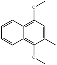 1,4-二甲氧基-2-甲基萘 结构式