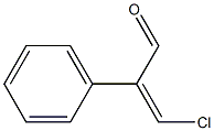 Benzeneacetaldehyde, a-(chloromethylene)- 结构式