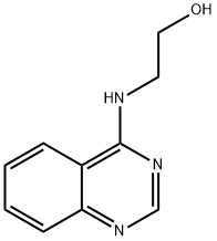 2-[(喹唑啉-4-基)氨基]乙烷-1-醇 结构式