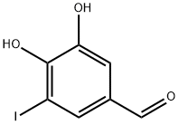 3,4-dihydroxy-5-iodobenzaldehyde 结构式