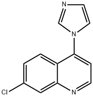 7-Chloro-4-imidazol-1-yl-quinoline 结构式