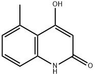 5-Methylquinoline-2,4-diol 结构式