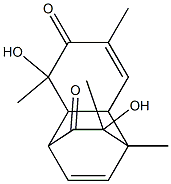 1,4-Ethanonaphthalene-6,10(4H)-dione,1,4a,5,8a-tetrahydro-5,9-dihydroxy-1,5,7,9-tetramethyl- 结构式