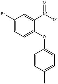 4-Bromo-2-nitro-1-p-tolyloxy-benzene 结构式