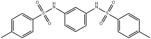 N,N'-二对甲苯磺酰间苯二胺 结构式