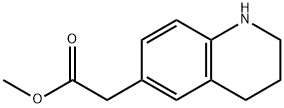 Methyl 2-(1,2,3,4-tetrahydroquinolin-6-yl)acetate 结构式