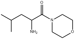 2-Amino-4-methyl-1-morpholin-4-yl-pentan-1-one 结构式