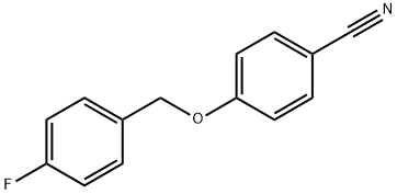 4-(4-Fluoro-benzyloxy)-benzonitrile 结构式