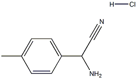 2-氨基-2-(对甲苯基)乙腈 结构式