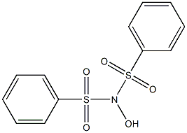 N,N-双苯磺酰羟胺 结构式