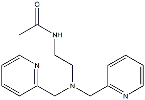 Acetamide, N-[2-[bis(2-pyridinylmethyl)amino]ethyl]- 结构式