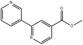 [2,3'-联吡啶]-4-羧酸甲酯 结构式