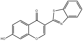 3-(BENZO[D]THIAZOL-2-YL)-7-HYDROXY-4H-CHROMEN-4-ONE 结构式