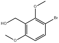 (3-溴-2,6-二甲氧基苯基)甲醇 结构式