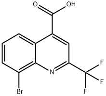 (trifluoromethyl)-4-quinolinecarboxylic acid 结构式