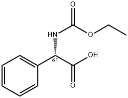 (S)-2-((乙氧羰基)氨基)-2-苯乙酸 结构式