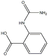 2-[(氨基羰基)氨基]苯甲酸 结构式