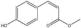 methyl (Z)-3-(4-hydroxyphenyl)prop-2-enoate 结构式