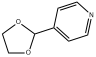 4-[1,3]Dioxolan-2-yl-pyridine 结构式