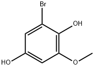 2-bromo-6-methoxybenzene-1,4-diol 结构式