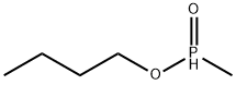 Phosphinic acid, methyl-, butyl ester 结构式