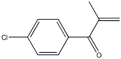2-Propen-1-one, 1-(4-chlorophenyl)-2-methyl- 结构式
