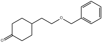 4-(2-(苄氧基)乙基)环己酮 结构式