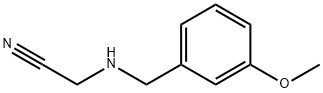 2-(3-Methoxybenzylamino)acetonitrile 结构式