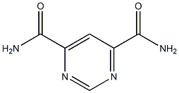 4,6-Pyrimidinedicarboxamide 结构式