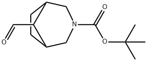 tert-butyl 8-formyl-3-azabicyclo[3.2.1]octane-3-carboxylate 结构式