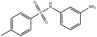 N-(3-氨基苯基)对甲苯磺酰胺 结构式